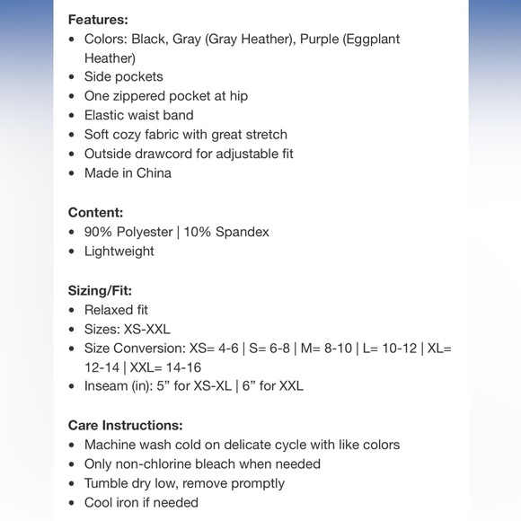 Pacific Trail Women's Athletic Shorts in Heathered Pink NWOT - Picture 9 of 9